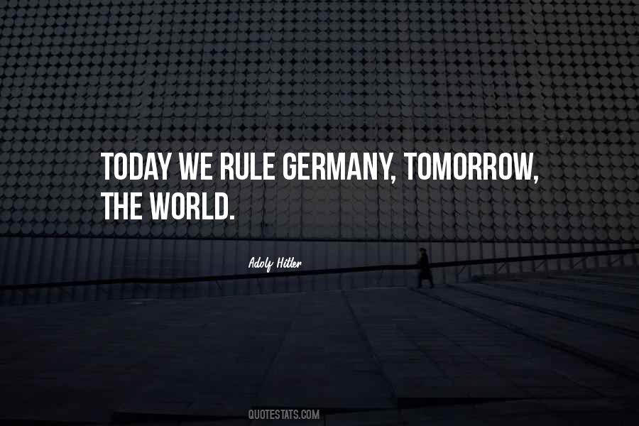 Tomorrow World Quotes #168449