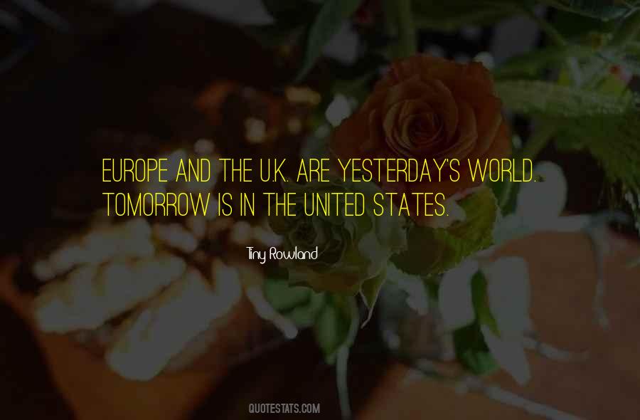 Tomorrow World Quotes #271196