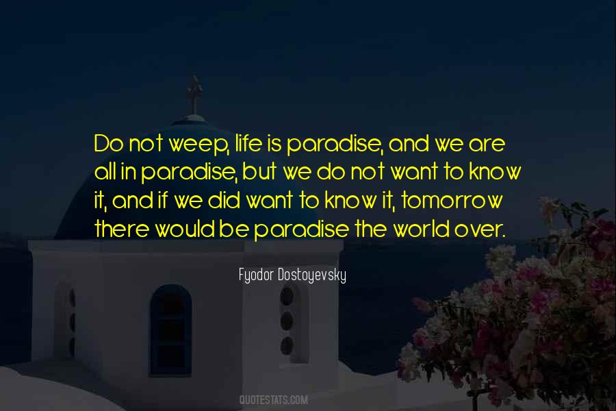 Tomorrow World Quotes #316500