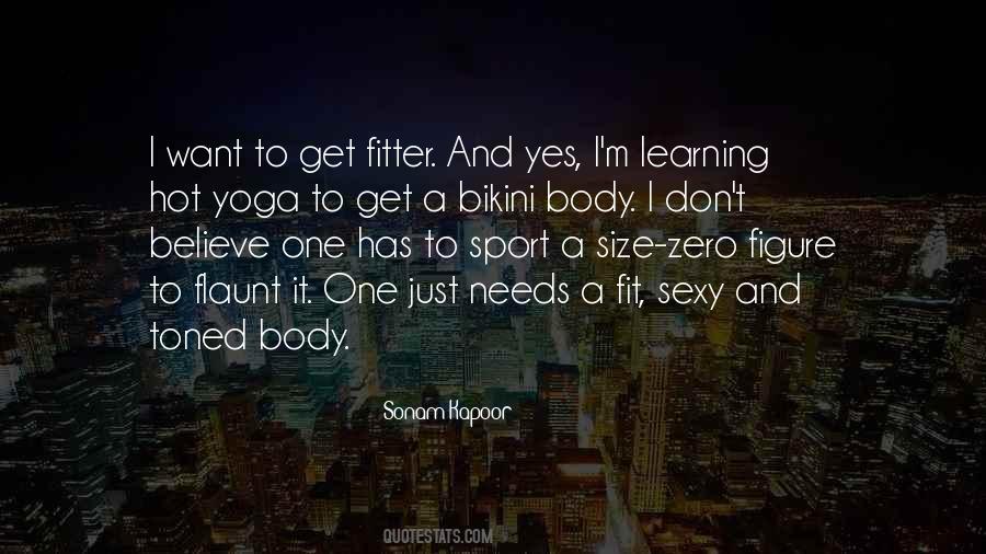 Toned Body Quotes #358864