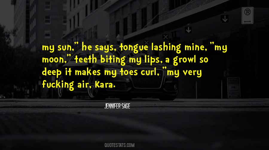 Tongue Biting Quotes #1055254