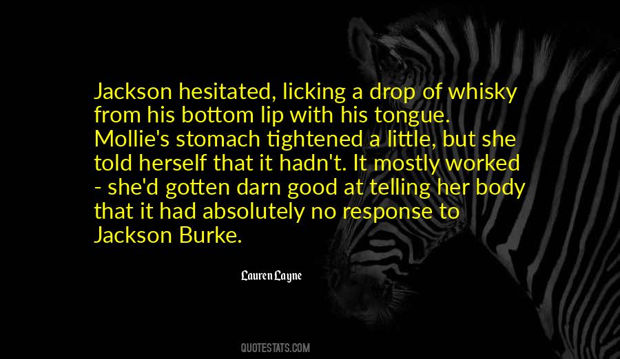 Tongue Licking Quotes #1858065