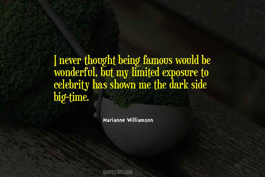 Quotes About Being Famous #976587