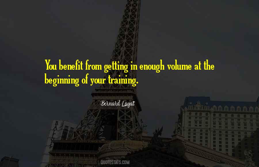 Quotes About Benefits Of Training #521048