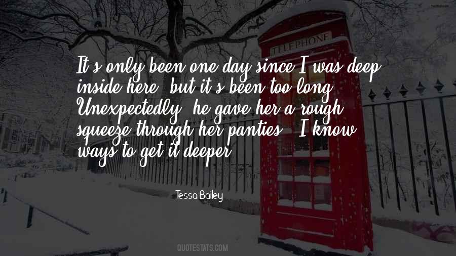 Too Deep Quotes #394294 Too Deep Quotes #394294