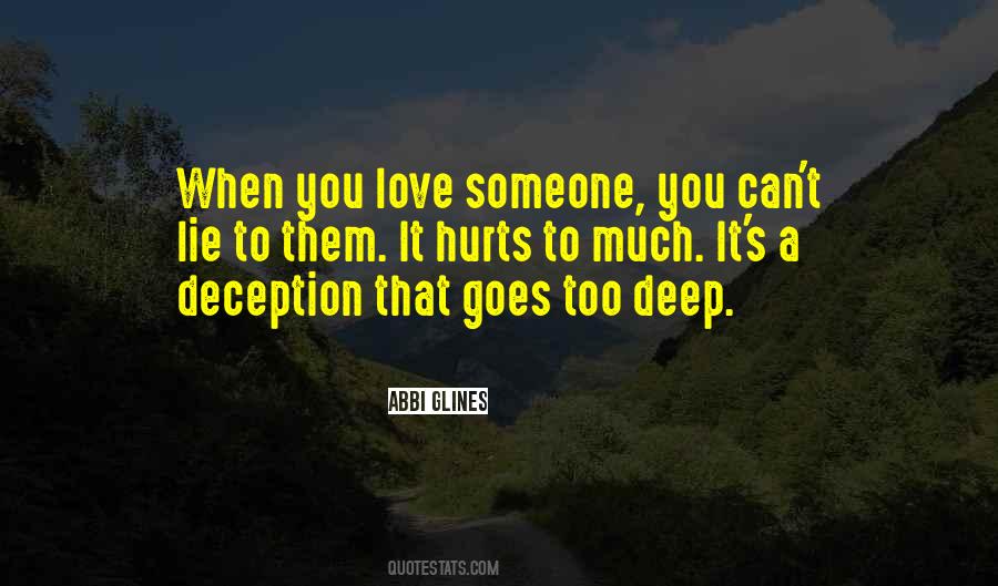 Too Deep Quotes #718987