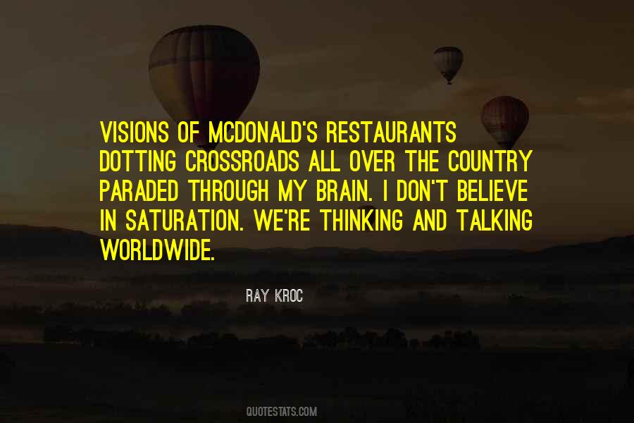 Quotes About Ray Kroc #459157