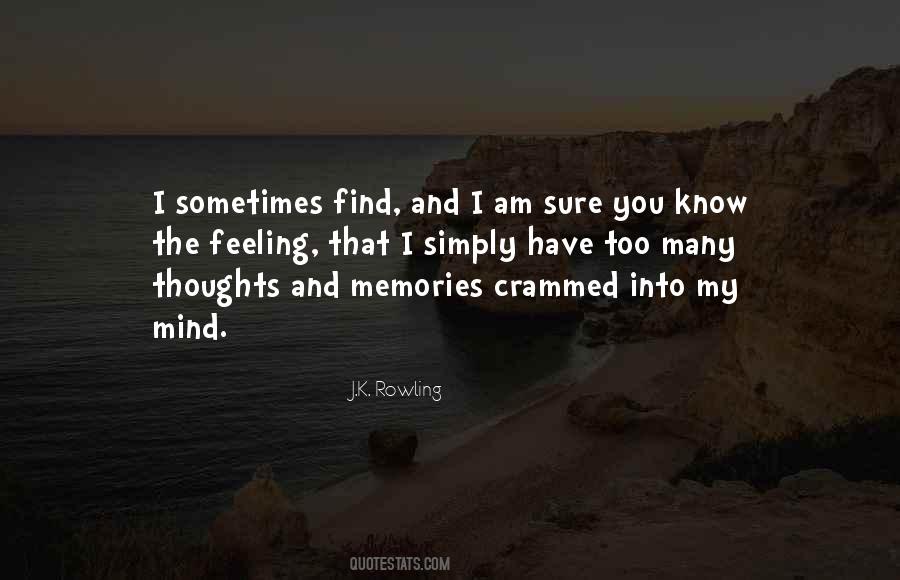 Too Many Memories Quotes #1192871