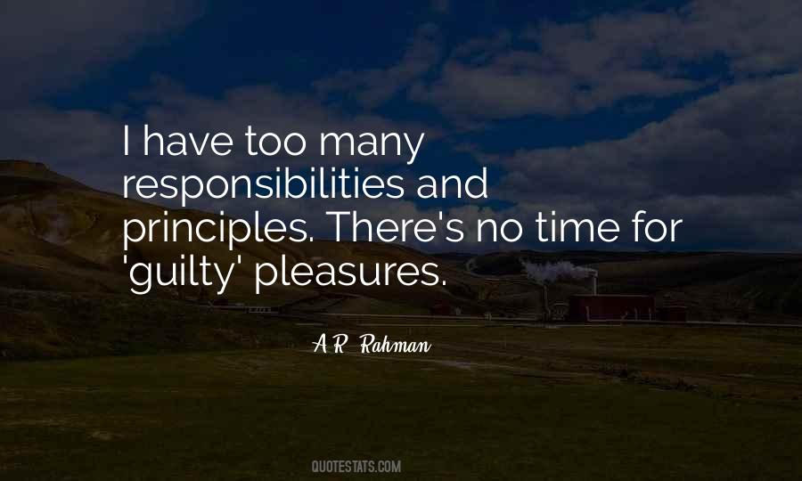 Too Many Responsibilities Quotes #1572316