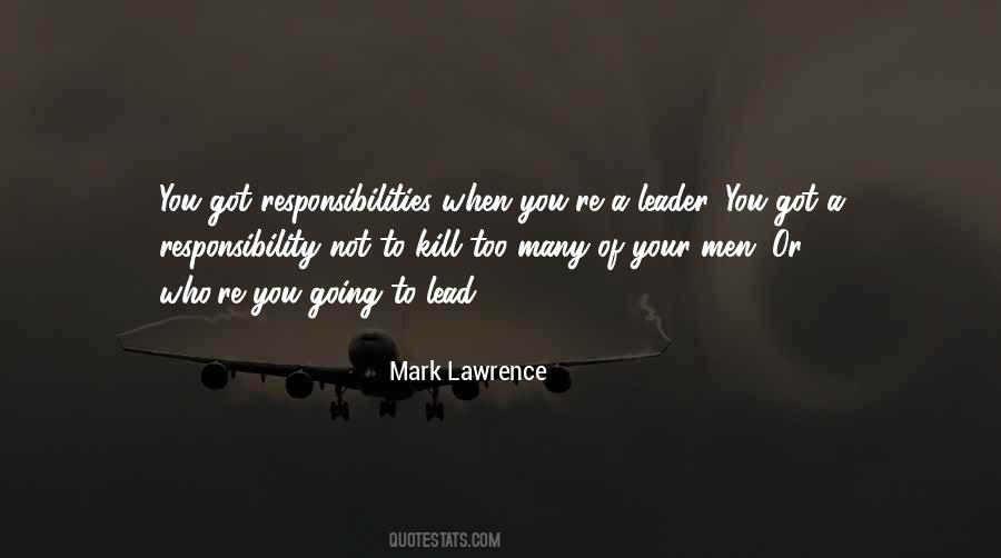 Too Many Responsibilities Quotes #1660060