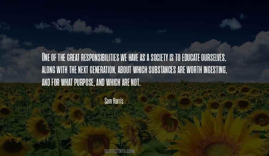 Too Many Responsibilities Quotes #70292