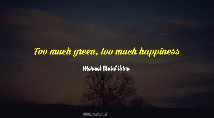 Too Much Happiness Quotes #861116