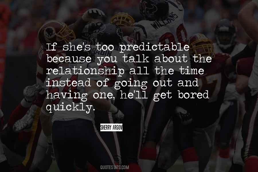 Too Predictable Quotes #1245182