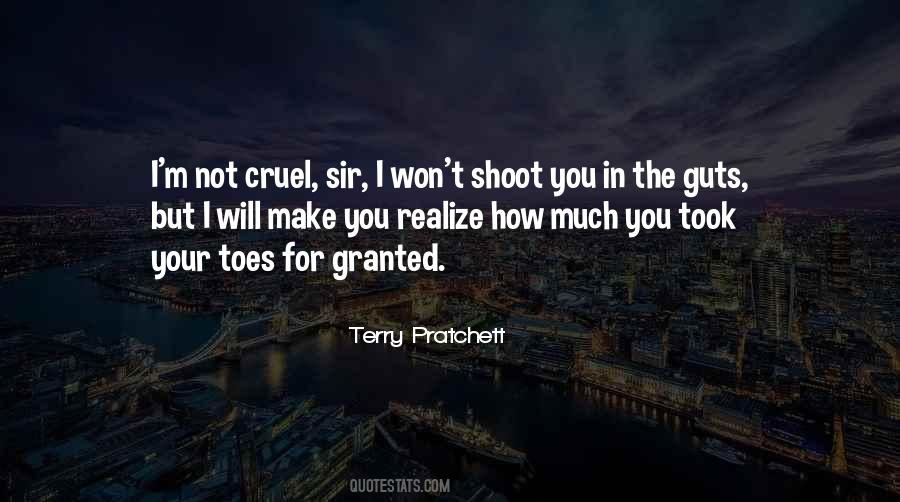 Took You For Granted Quotes #1867142