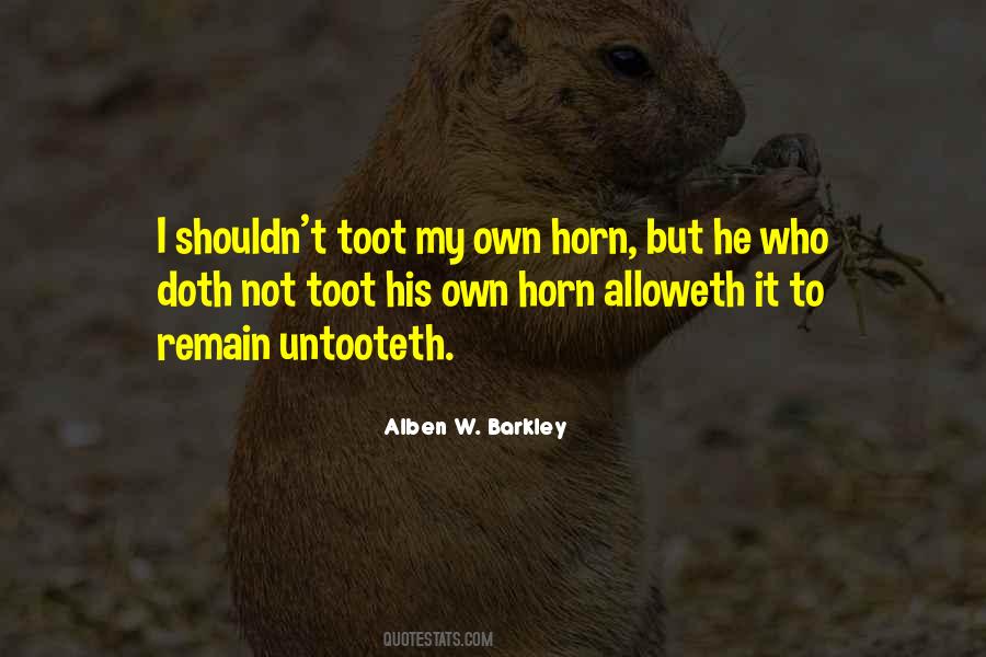 Toot Horn Quotes #1789889