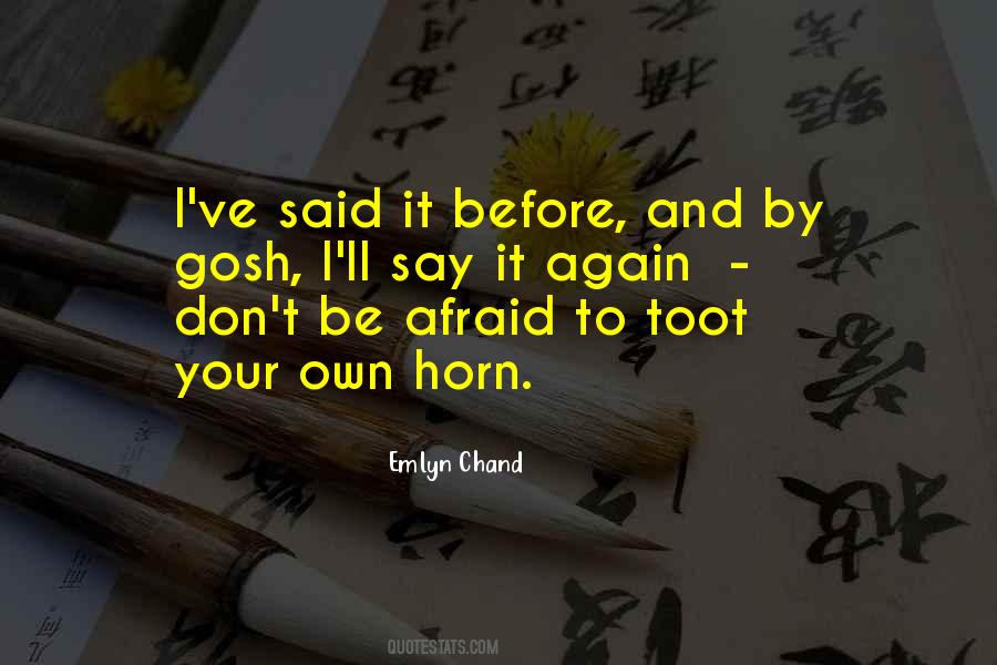 Toot Horn Quotes #337703