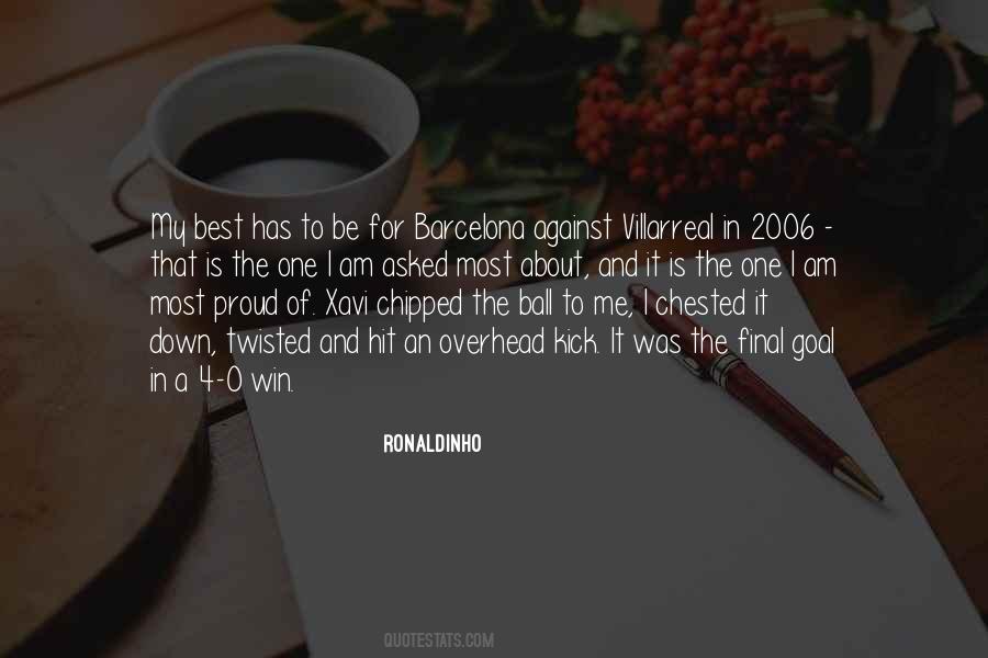 Quotes About Ronaldinho #1588479
