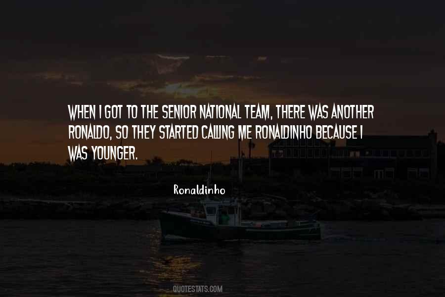 Quotes About Ronaldinho #199915