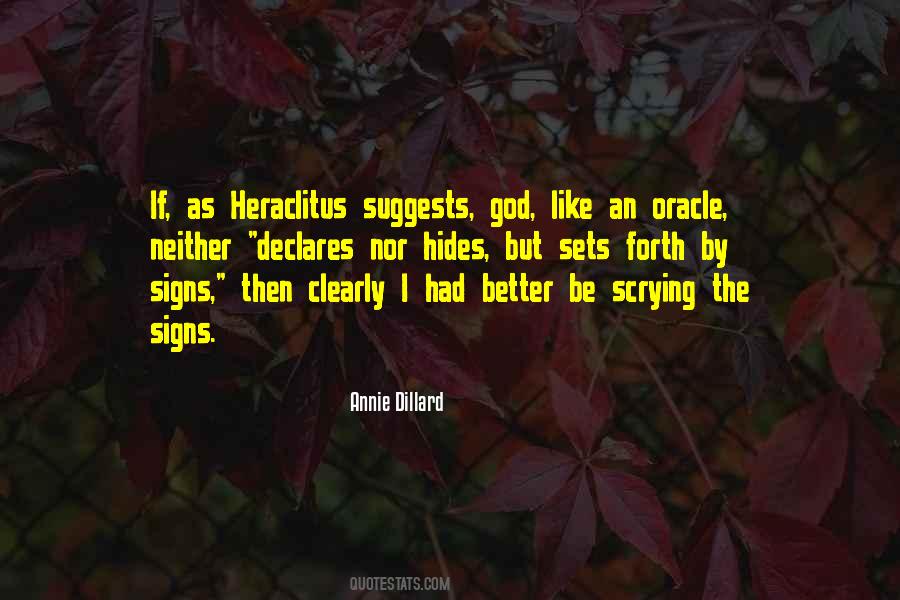 Quotes About Heraclitus #242111