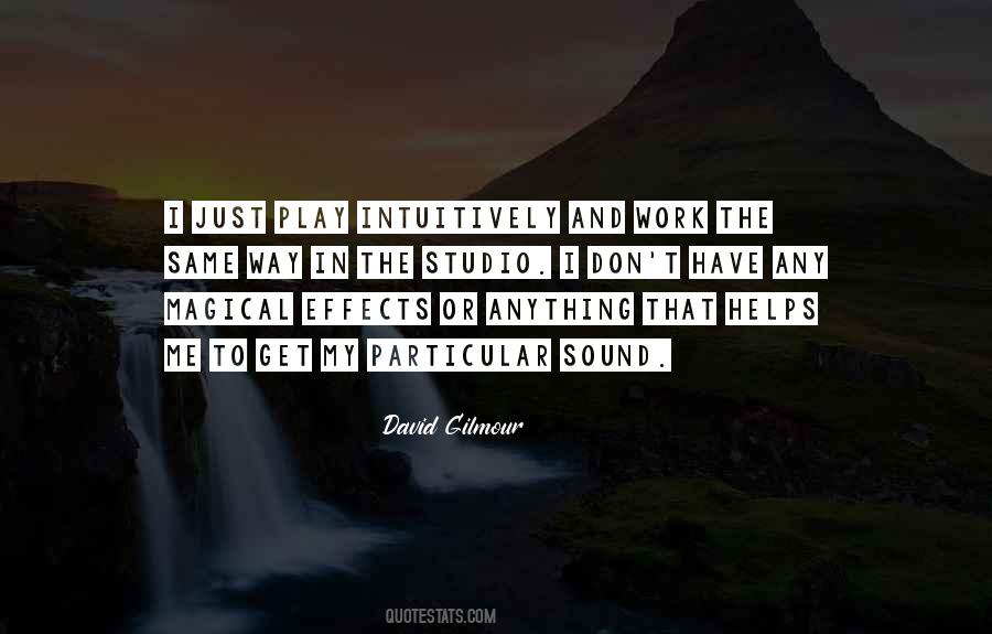 Quotes About David Gilmour #1713083