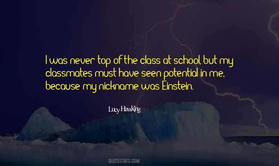 Top Of The Class Quotes #1387421