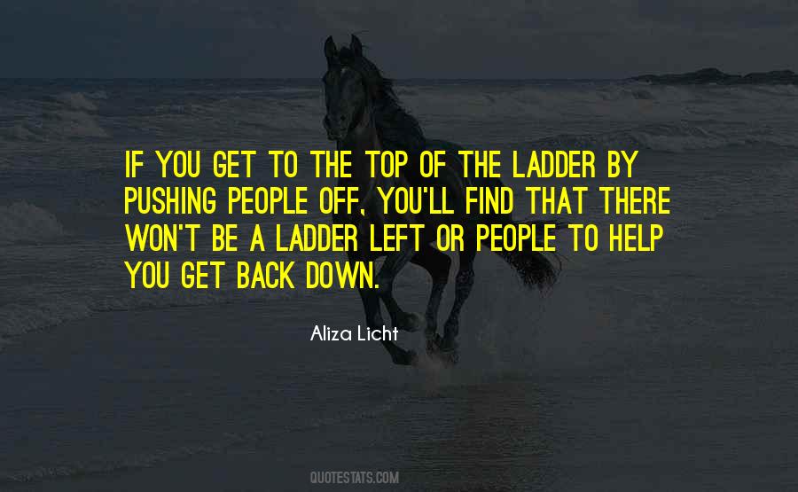 Top Of The Ladder Quotes #1324423