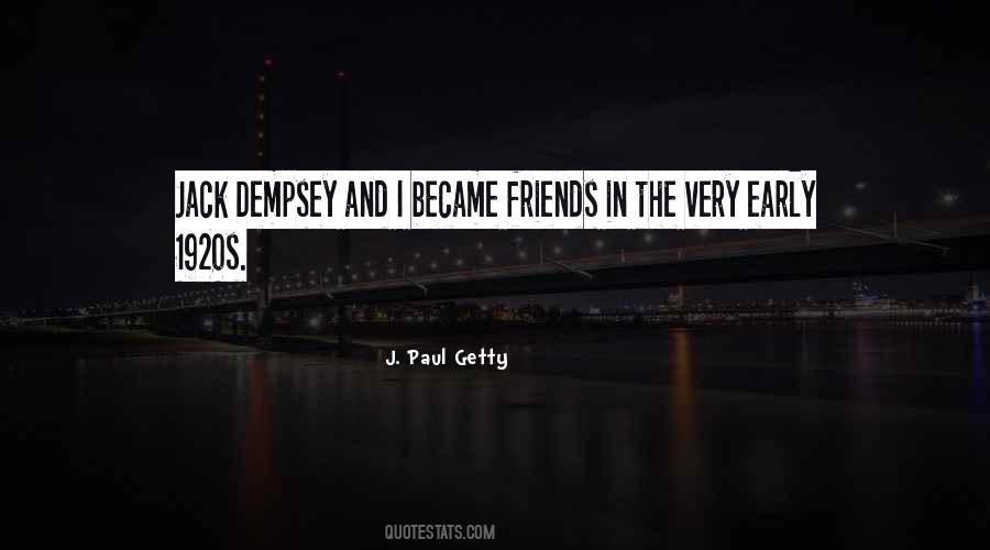 Quotes About Jack Dempsey #1159566