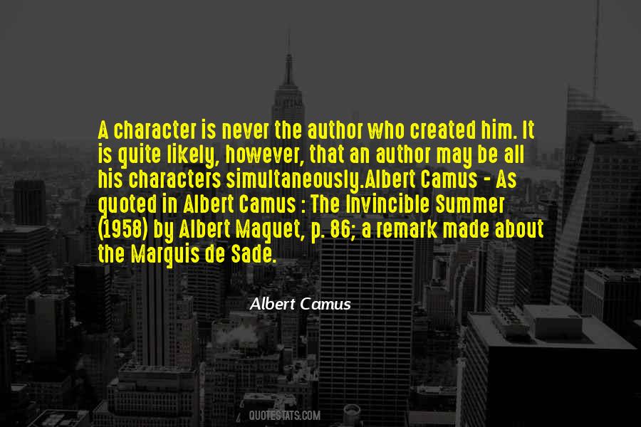 Quotes About Albert Camus #1132058