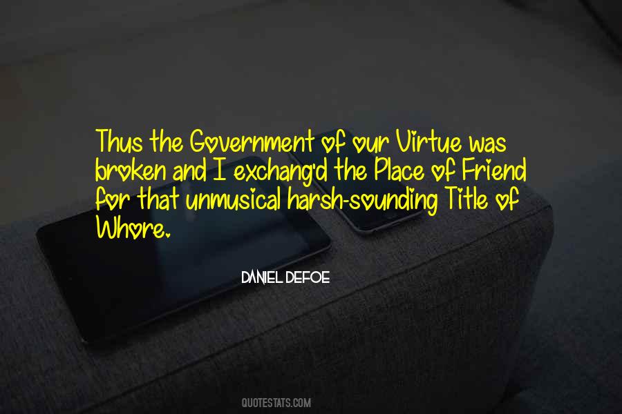Quotes About Daniel Defoe #695261