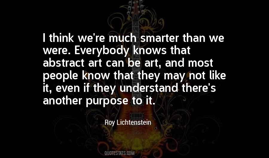 Quotes About Roy Lichtenstein #319410