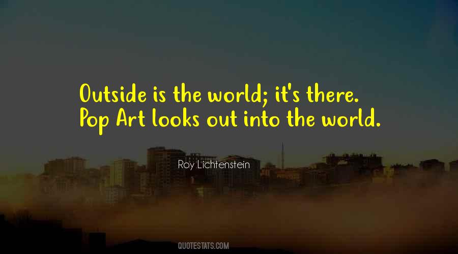 Quotes About Roy Lichtenstein #677769
