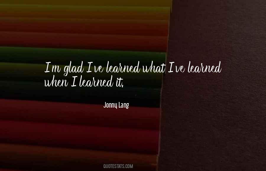 Quotes About Jonny Lang #536285