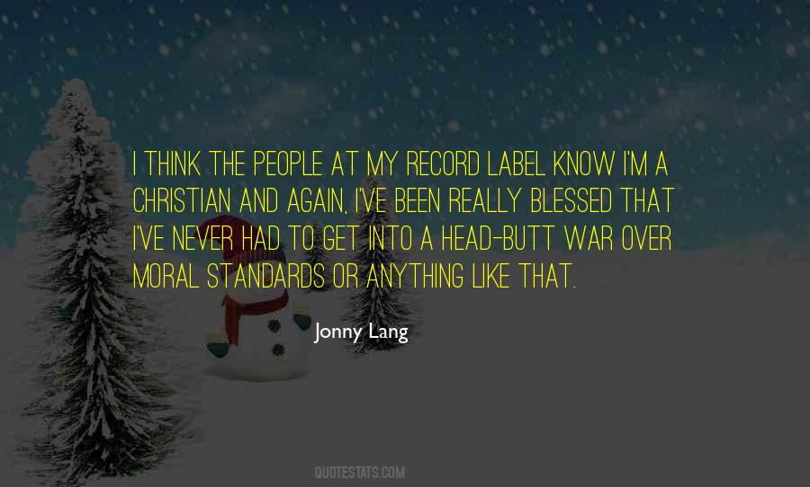 Quotes About Jonny Lang #81968