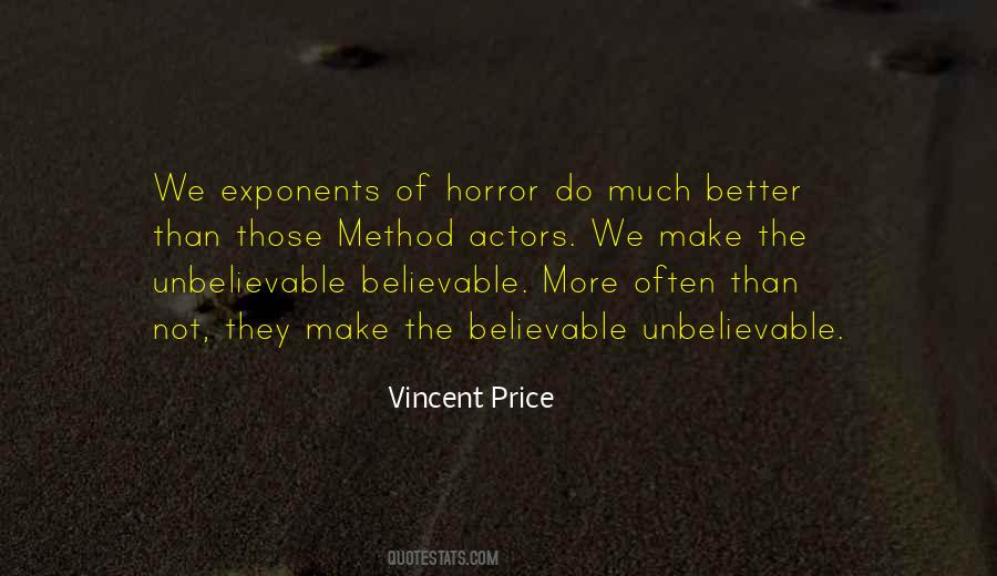 Quotes About Vincent Price #813926