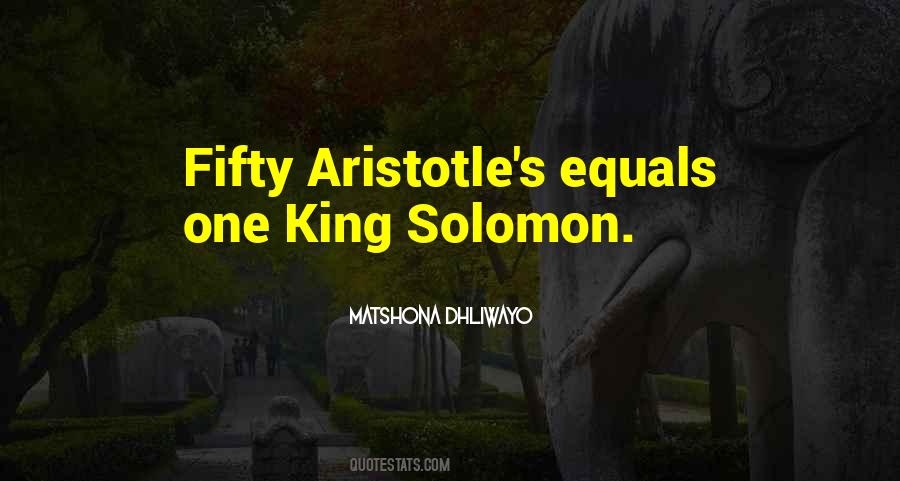 Quotes About Solomon #1824540