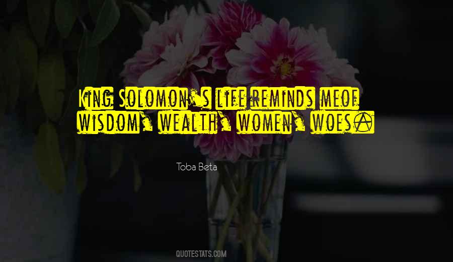 Quotes About Solomon #379786