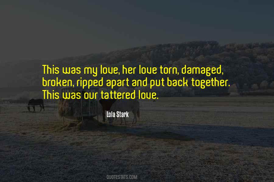 Torn Apart Quotes #1379377