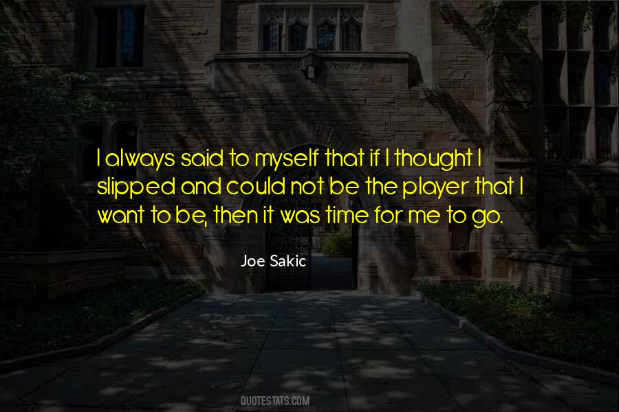 Quotes About Joe Sakic #980655