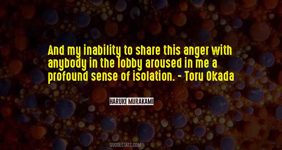 Toru Okada Quotes #924278