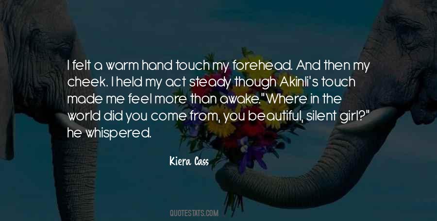 Touch My Hand Quotes #959712 Touch My Hand Quotes #959712