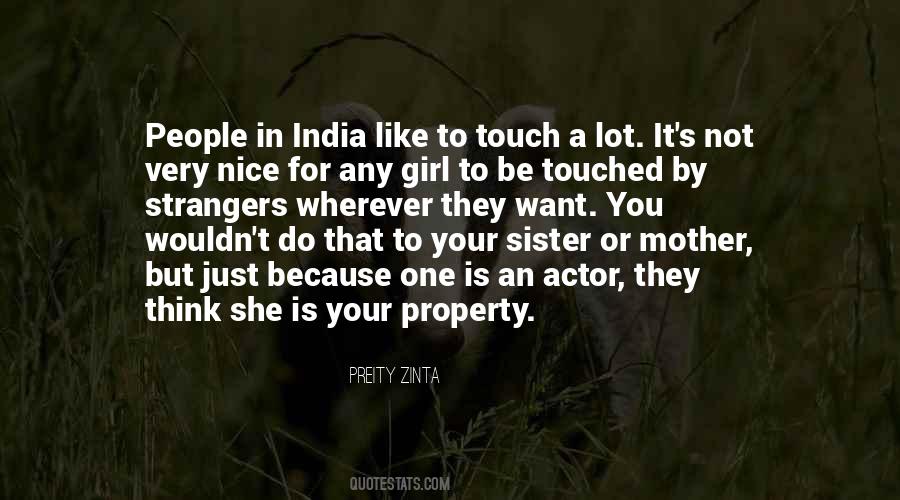 Touch My Sister Quotes #1274434