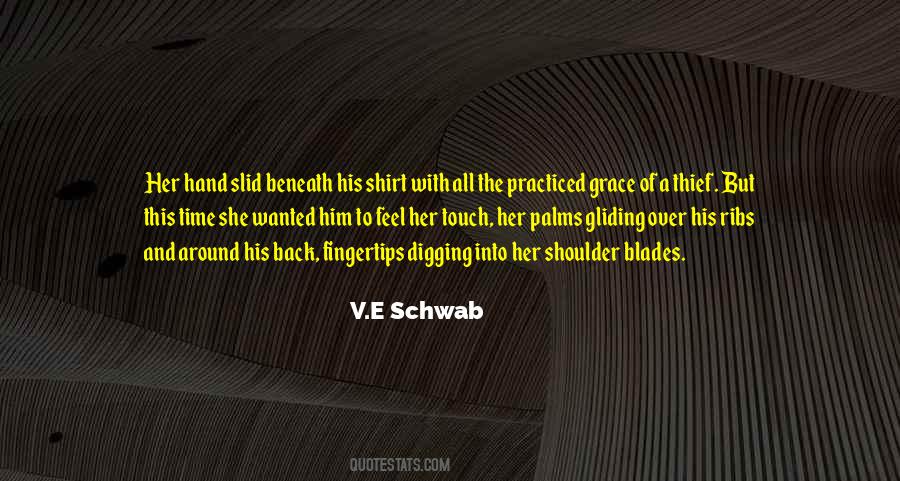 Touch Of His Hand Quotes #309900