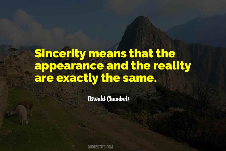Quotes About Appearance And Reality #1301307