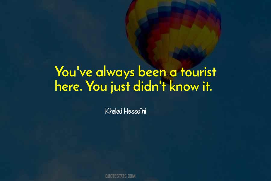 Tourist Quotes #1081196