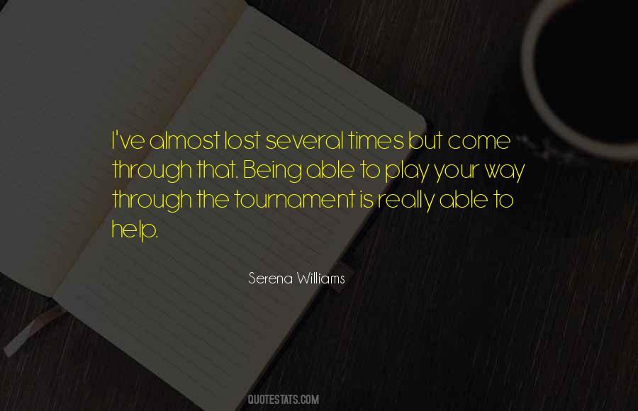 Tournament Quotes #1119009