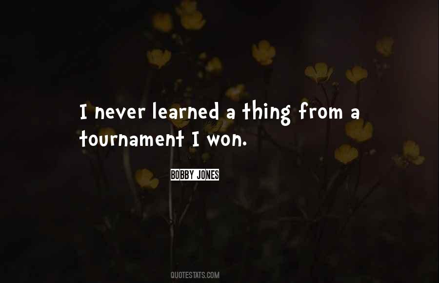 Tournament Quotes #1456464