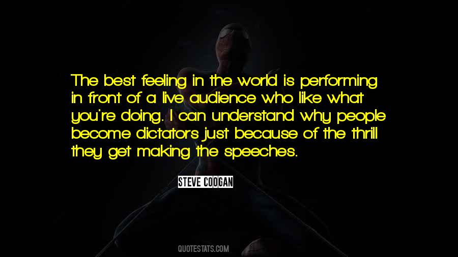 Quotes About Best Feeling In The World #1305207