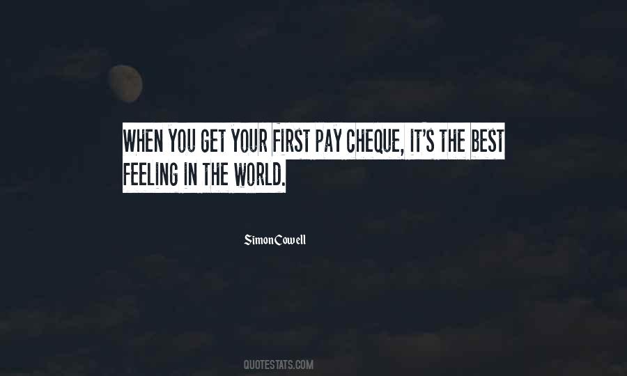 Quotes About Best Feeling In The World #24782