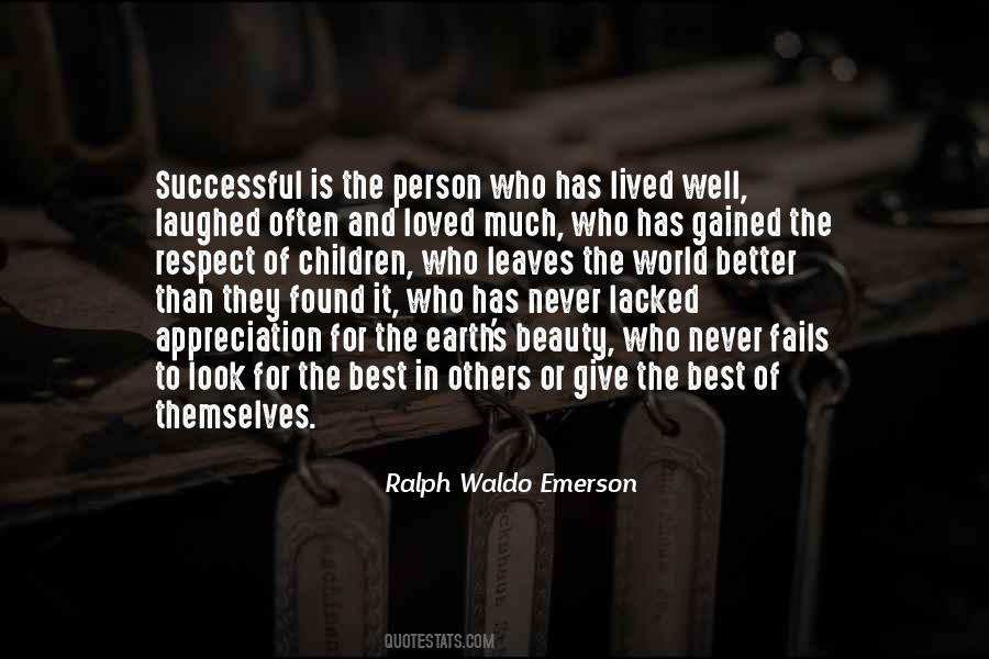 Quotes About Appreciation And Respect #791869