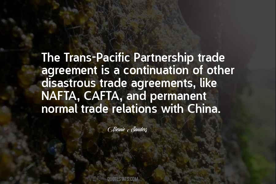 Trade Agreement Quotes #1024027